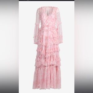 Needle and thread pink gown size 0